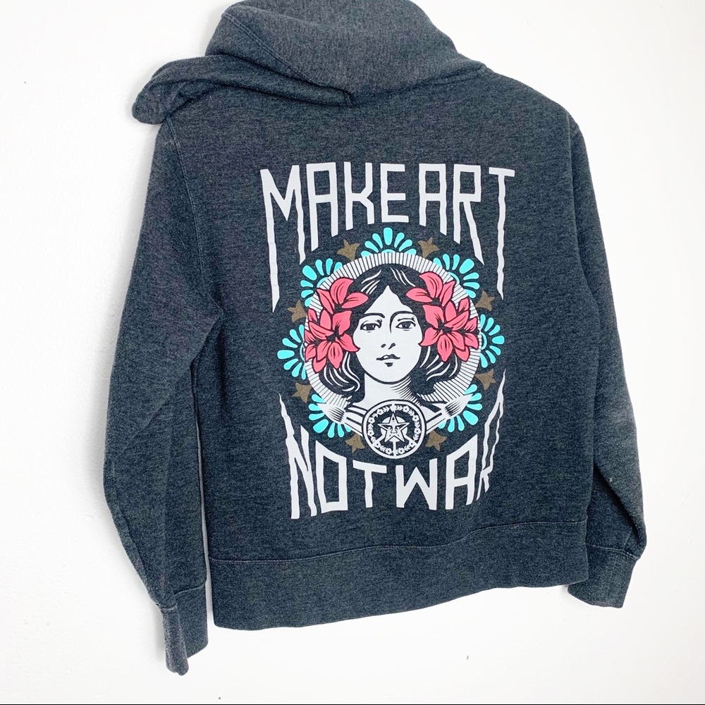 Make Art Not War Obey Sweater